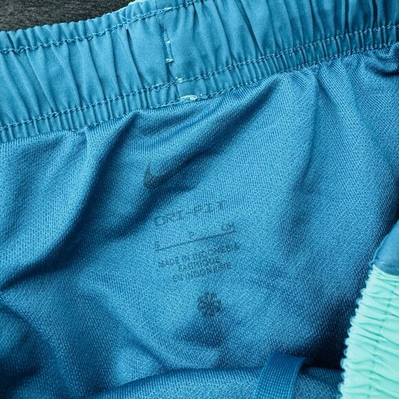 Nike Blue Tempo Geo Print Running Shorts Women’s Size S - Picture 6 of 7